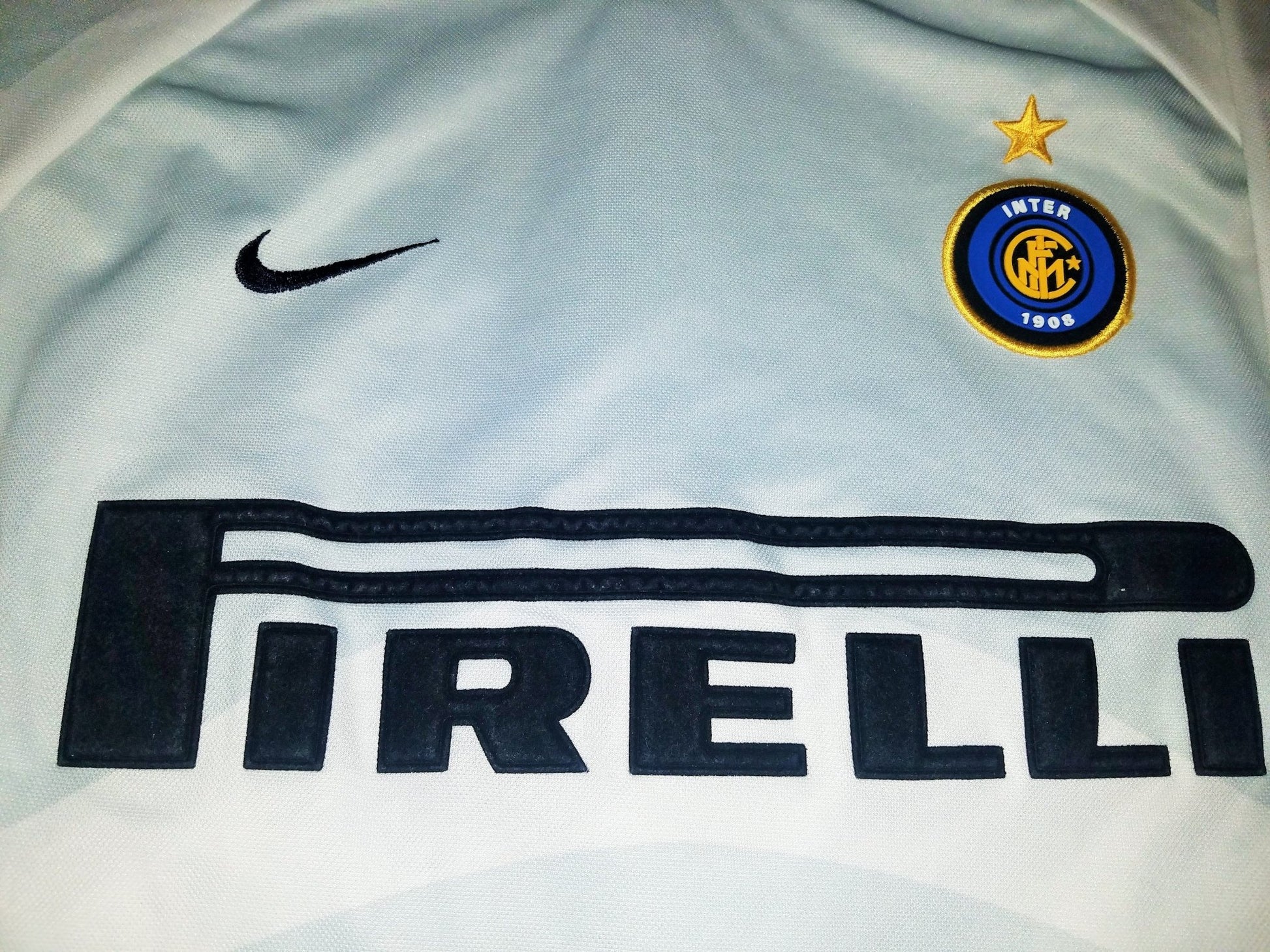 Ronaldo Inter Milan Nike 2001 2002 Away White Jersey Shirt Maglia M foreversoccerjerseys