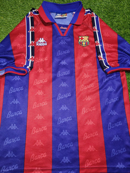 Ronaldo Kappa Barcelona 1996 1997 Home Soccer Jersey Shirt Camiseta XL kappa