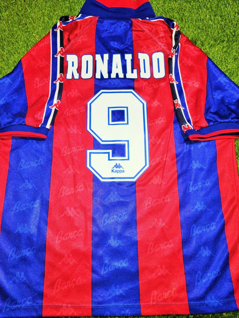 Ronaldo Kappa Barcelona 1996 1997 Jersey Shirt Maglia Camiseta XL foreversoccerjerseys