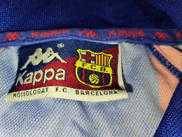 Ronaldo Kappa Barcelona 1996 1997 MATCH ISSUED Jersey Shirt Camiseta Maglia XL foreversoccerjerseys