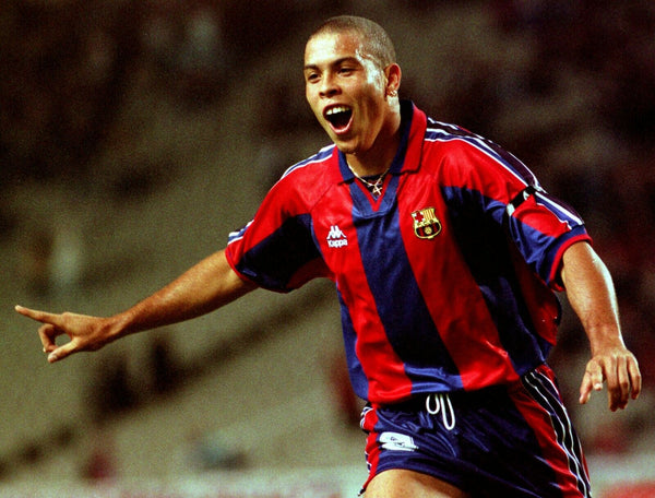 Ronaldo Kappa Barcelona Jersey 1996 1997 Shirt Camiseta L foreversoccerjerseys