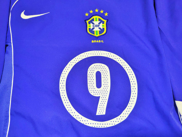 Ronaldo Nike Brazil 2004 Away Jersey Shirt Camiseta M SKU# 492817 Nike