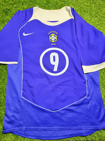 Ronaldo Nike Brazil 2004 Away Jersey Shirt Camiseta M SKU# 492817 Nike