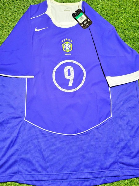 Ronaldo Nike Brazil 2004 Away Soccer Jersey Shirt BNWT XL Nike