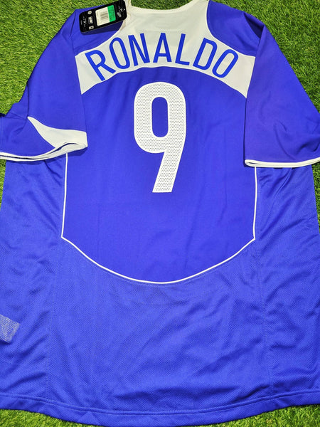 Ronaldo Nike Brazil 2004 Away Soccer Jersey Shirt BNWT XL Nike