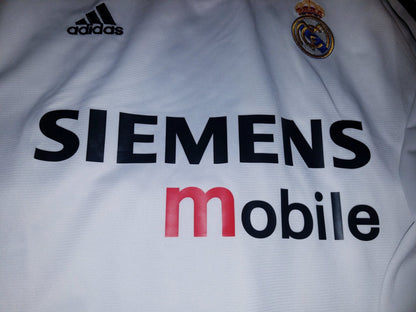 Ronaldo Real Madrid 2003 2004 UEFA Long Sleeve Jersey Shirt Camiseta XL 913869 foreversoccerjerseys