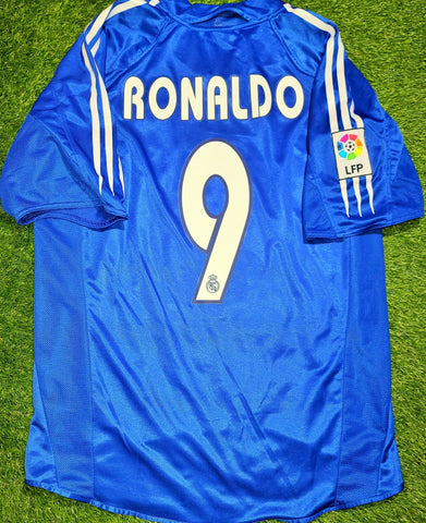 Ronaldo Real Madrid 2004 2005 Third Jersey Camiseta Shirt M SKU# 367817 foreversoccerjerseys