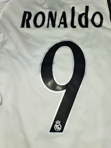 Ronaldo Real Madrid 2005 2006 Jersey Shirt Camiseta M SKU# 109879 APU002 foreversoccerjerseys