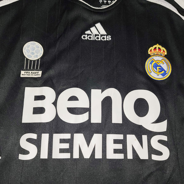 Ronaldo Real Madrid 2006 2007 Black Away Jersey Camiseta Maglia Shirt XL SKU# 060819 APU002 foreversoccerjerseys