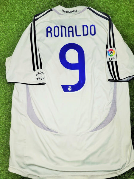 Ronaldo Real Madrid 2006 2007 Home Soccer Jersey Shirt XL SKU# 060879 Adidas