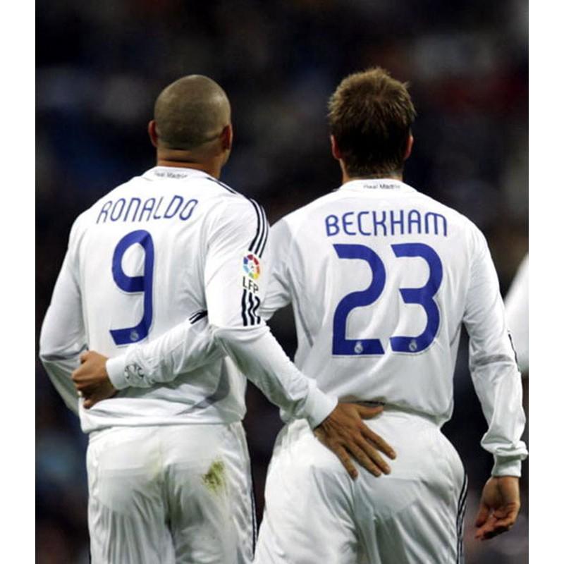 Ronaldo Real Madrid 2006 2007 UEFA Long Sleeve Jersey