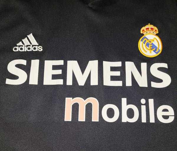 Ronaldo Real Madrid CENTENARY DEBUT SEASON 2002 2003 Away Jersey Shirt L SKU# 156651 ASR001/01 foreversoccerjerseys
