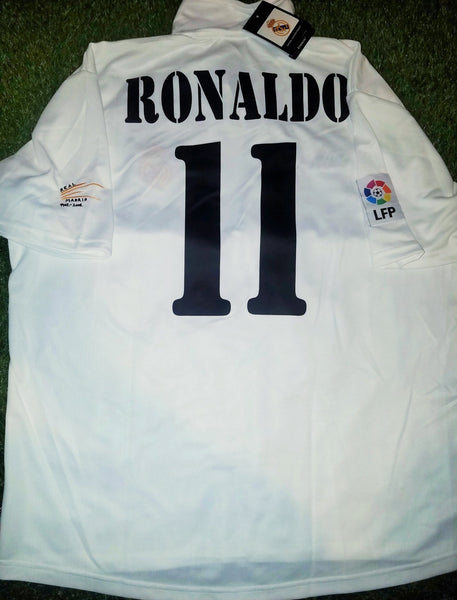 Ronaldo Real Madrid CENTENARY DEBUT SEASON 2002 2003 Jersey Shirt BNWT XL 156653 ASR001/18 foreversoccerjerseys