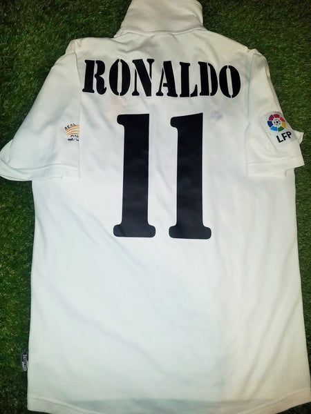 Ronaldo Real Madrid CENTENARY DEBUT SEASON 2002 2003 Jersey Shirt S 156653 ASR001/05 foreversoccerjerseys