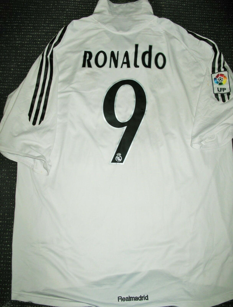 Ronaldo Real Madrid LAST GAME 2005 2006 Jersey Shirt Camiseta XL - foreversoccerjerseys