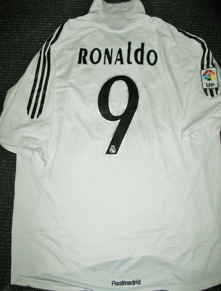 Ronaldo Real Madrid LAST GAME 2005 2006 Jersey Shirt Camiseta XL - foreversoccerjerseys