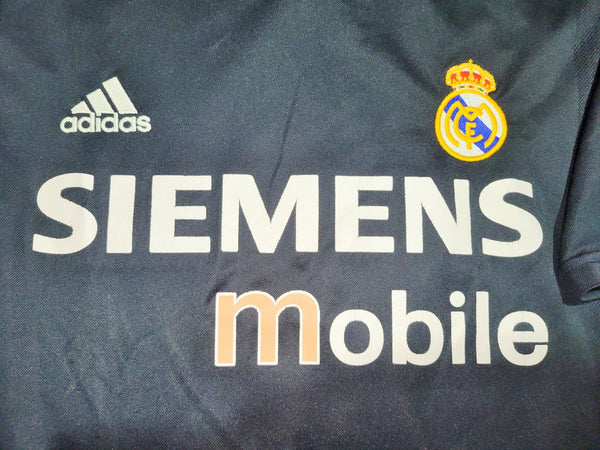 Ronaldo Real Madrid UEFA CENTENARY DEBUT SEASON 2002 2003 Away Jersey Shirt Camiseta L SKU# 134747 ASR001 Adidas