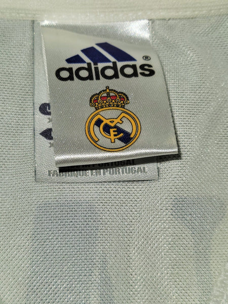 Ronaldo Real Madrid UEFA CENTENARY DEBUT SEASON 2002 2003 Home Soccer Jersey Shirt XL SKU# 134748 Adidas