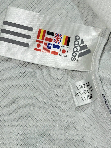 Ronaldo Real Madrid UEFA CENTENARY DEBUT SEASON 2002 2003 Home Soccer Jersey Shirt XL SKU# 134748 Adidas