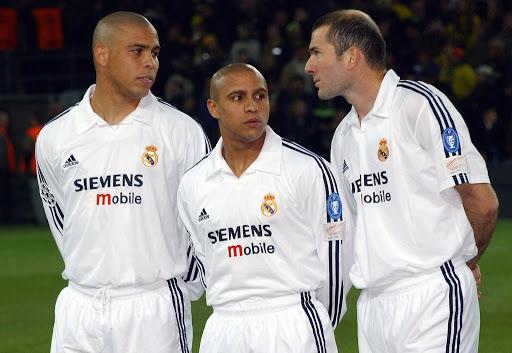 Ronaldo Real Madrid UEFA CENTENARY DEBUT SEASON 2002 2003 Long Sleeve Home Jersey Shirt Camiseta L foreversoccerjerseys