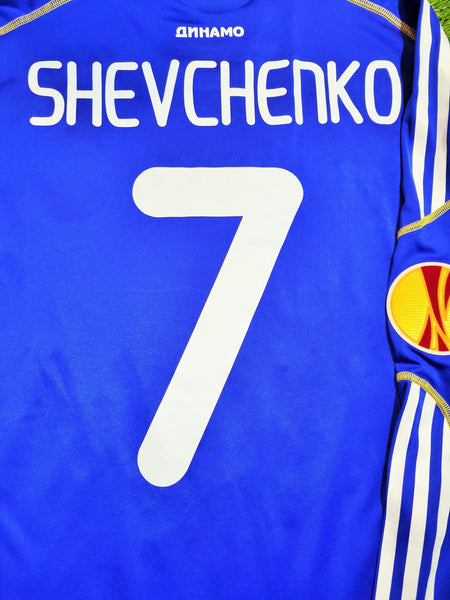 Schevchenko Dynamo Kyiv Kiev 2009 2010 2011 EUROPA LEAGUE FORMOTION PLAYER ISSUE Away Jersey Shirt XL SKU# P49989 foreversoccerjerseys