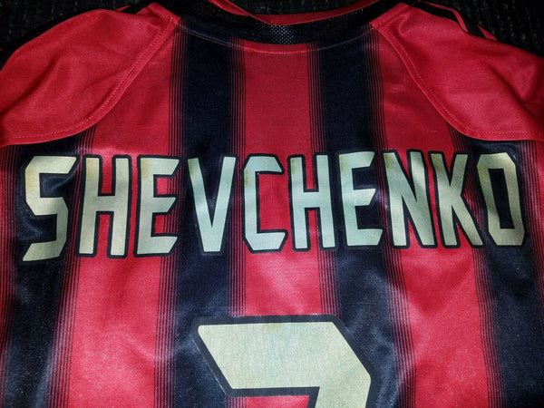 Shevchenko AC Milan 2004 2005 UEFA Jersey Shirt Maglia L - foreversoccerjerseys
