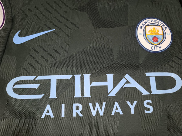 Sterling Manchester City AEROSWIFT PLAYER ISSUE 2017 2018 Jersey Shirt XL SKU# 847195-333 foreversoccerjerseys