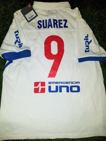Suarez Club Nacional de Football Umbro Jersey Shirt Camiseta BNWT L foreversoccerjerseys