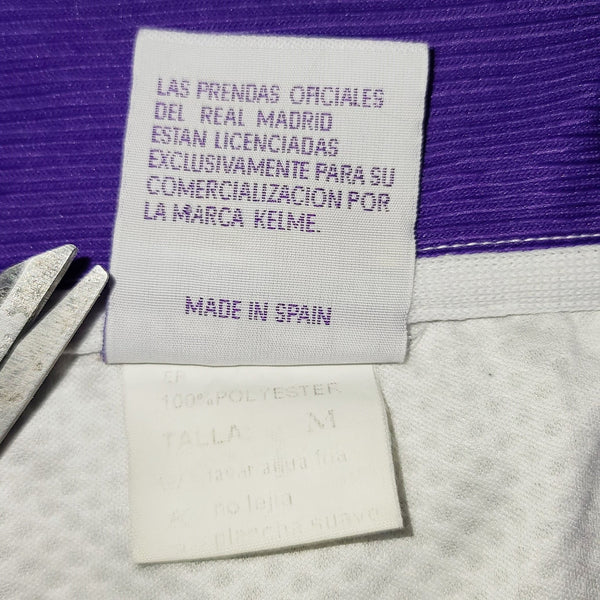 Suker Real Madrid Kelme 1997 1998 PLAYER ISSUE Jersey Camiseta Shirt M foreversoccerjerseys