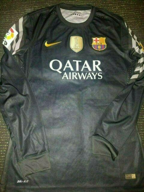 No1 Ter Stegen Grey Goalkeeper Long Sleeves Jersey