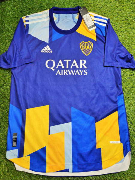 Tevez Boca Juniors 2020 2021 Third Adidas HEAT.RDY PLAYER ISSUE Jersey Shirt Camiseta Maglia M SKU# GK3191 foreversoccerjerseys