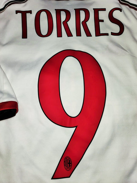Torres AC Milan 2014 - 2015 Away Jersey Shirt Camiseta Maglia Trikot M SKU# F77741 foreversoccerjerseys