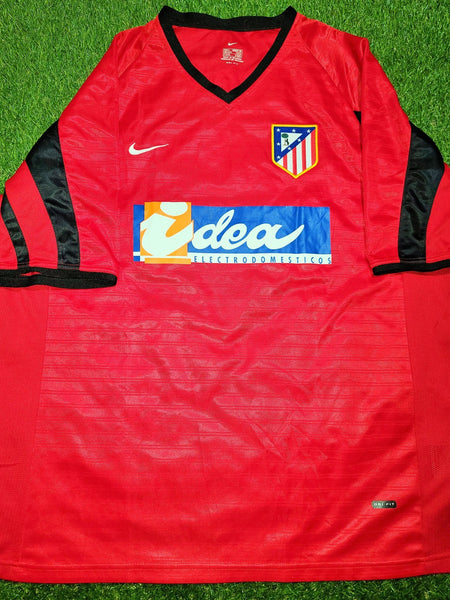 Torres Atletico Madrid 2001- 2002 Nike Red Away Jersey Shirt Camiseta L foreversoccerjerseys