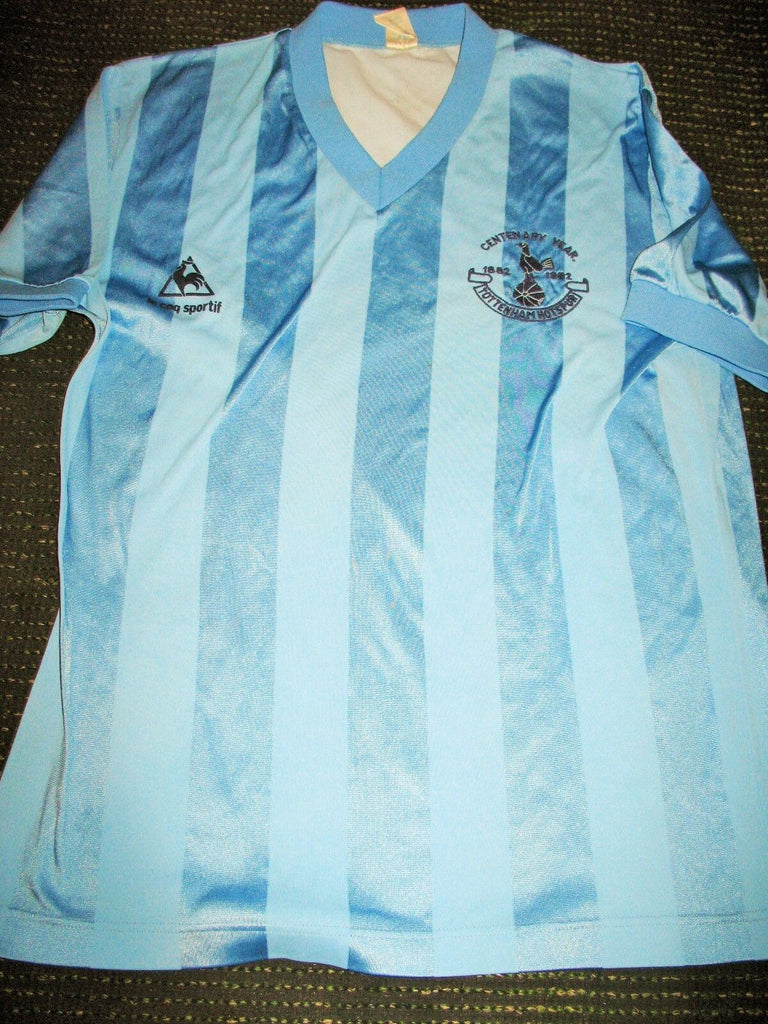 Tottenham Hotspur Centenary 1982 1983 Blue Jersey Shirt Maglia XL - foreversoccerjerseys