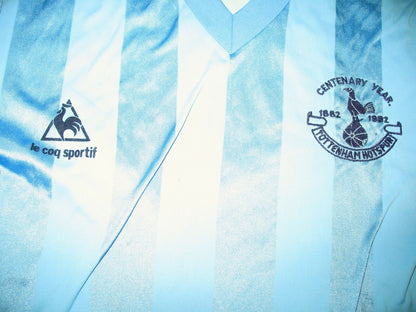Tottenham Hotspur Centenary 1982 1983 Blue Jersey Shirt Maglia XL - foreversoccerjerseys