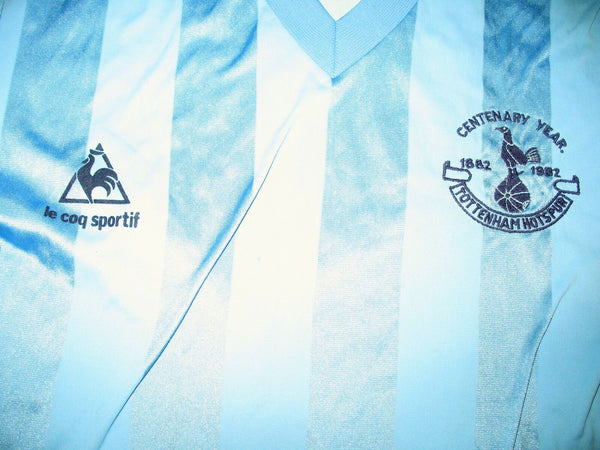 Tottenham Hotspur Centenary 1982 1983 Blue Jersey Shirt Maglia XL - foreversoccerjerseys