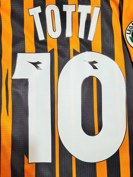 Totti As Roma Diadora 1997 1998 Third Soccer Jersey Maglia Shirt M Diadora
