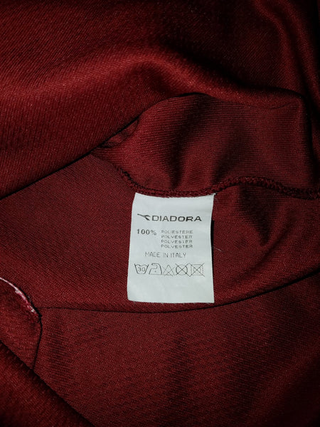 Totti As Roma Diadora 1998 1999 Long Sleeve Jersey Maglia Shirt L foreversoccerjerseys