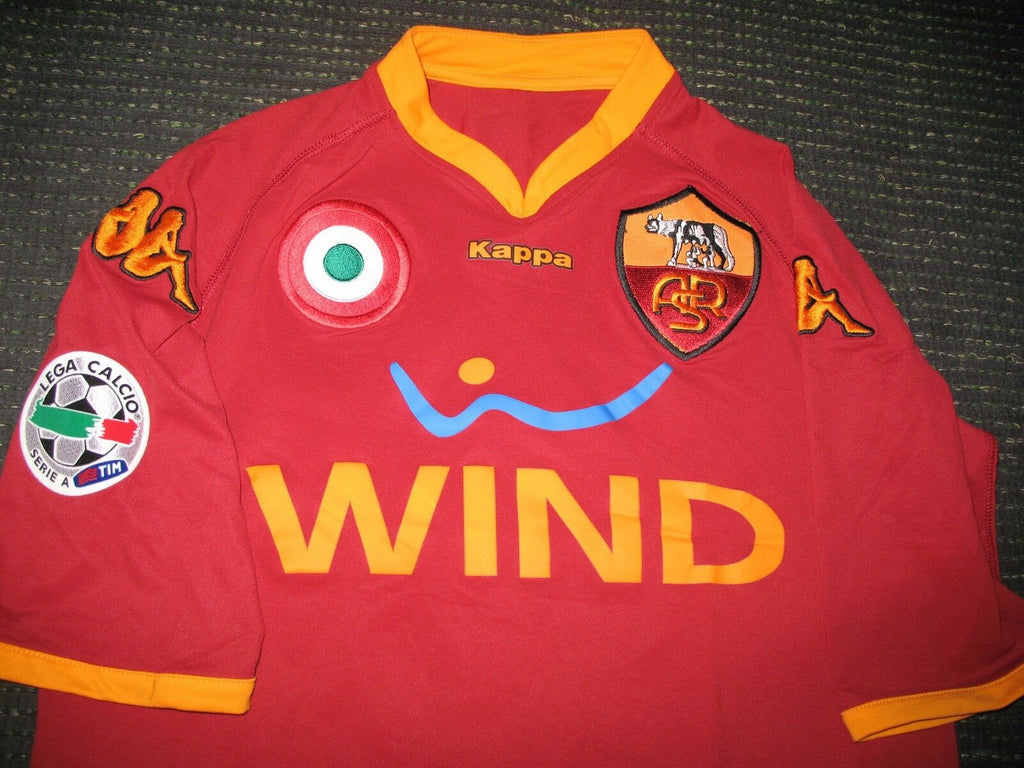 Totti As Roma Kappa 2007 2008 Jersey Maglia Shirt XL