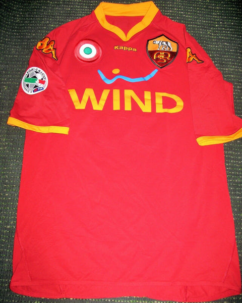 Totti As Roma Kappa 2007 2008 Jersey Maglia Shirt XL - foreversoccerjerseys