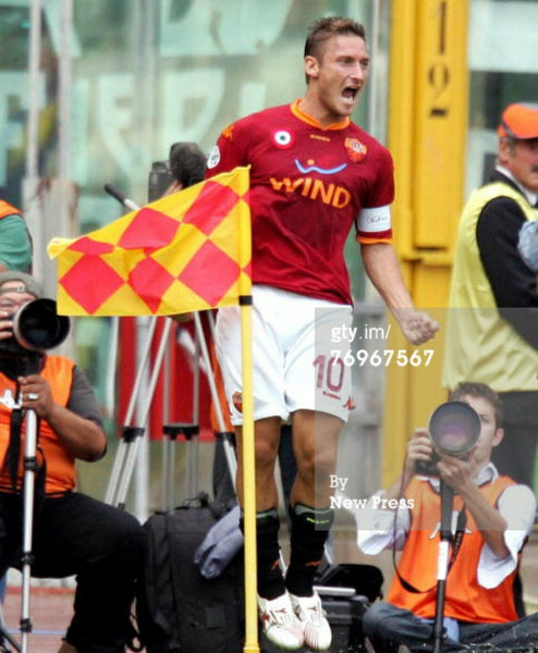 Totti As Roma Kappa 2007 2008 Jersey Maglia Shirt XL - foreversoccerjerseys