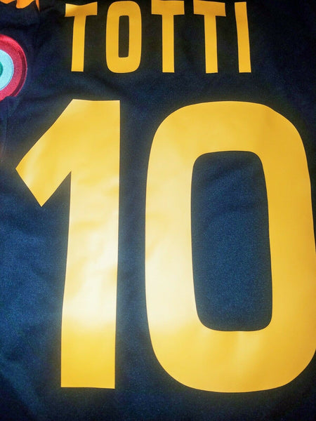 Totti As Roma Kappa 2008 2009 Jersey Maglia Shirt XL - foreversoccerjerseys