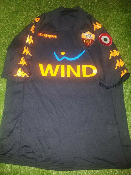 Totti As Roma Kappa 2008 2009 Jersey Maglia Shirt XL - foreversoccerjerseys