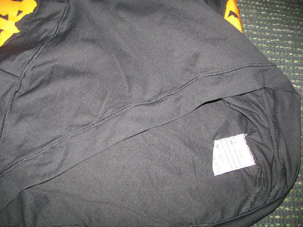Totti As Roma Kappa 2011 2012 Black Long Sleeve Jersey Maglia Shirt M - foreversoccerjerseys