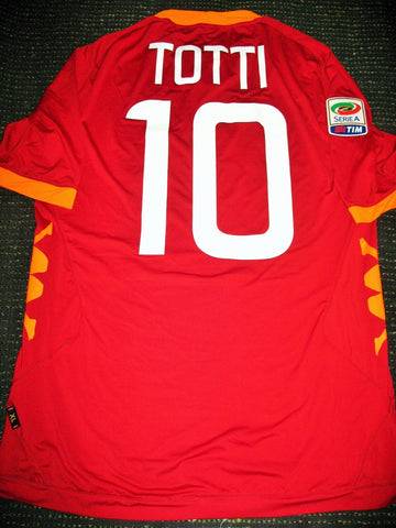 Totti As Roma Kappa 2011 2012 Jersey Maglia Shirt XL - foreversoccerjerseys