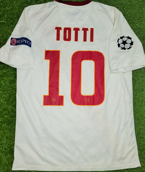 Totti As Roma Nike Away 2014 2015 UEFA Away Jersey Maglia Shirt M SKU# 635806-106 foreversoccerjerseys