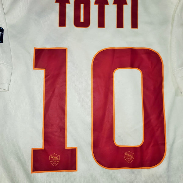 Totti As Roma Nike Away 2014 2015 UEFA Away Jersey Maglia Shirt M SKU# 635806-106 foreversoccerjerseys