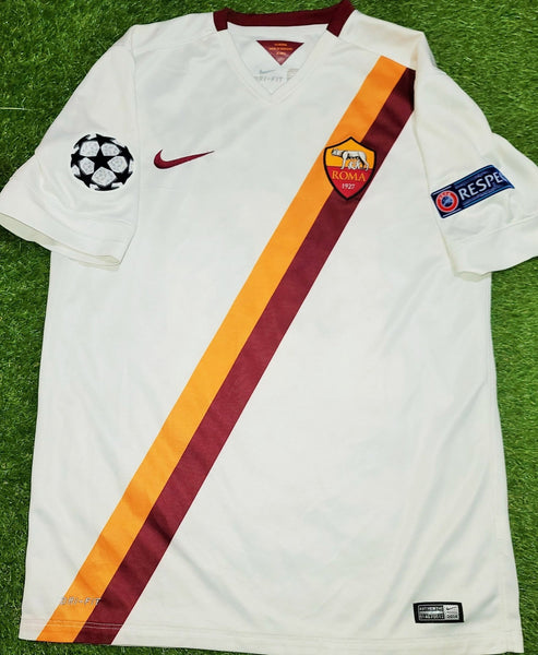Totti As Roma Nike Away 2014 2015 UEFA Away Jersey Maglia Shirt M SKU# 635806-106 foreversoccerjerseys