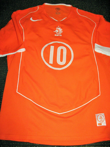 Van Nistelrooy Netherlands Holland 2004 LIMITED EDITION PLAYER ISSUE Jersey Shirt L - foreversoccerjerseys