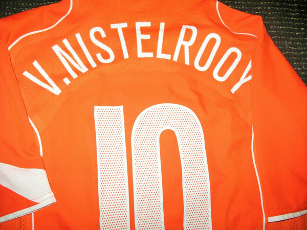 Van Nistelrooy Netherlands Holland 2004 LIMITED EDITION PLAYER ISSUE Jersey Shirt L - foreversoccerjerseys